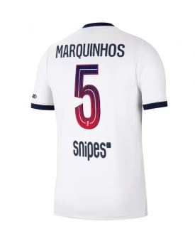 Paris Saint-Germain Marquinhos #5 Maglia Gara Trasferta Repliche 2026-27 Maniche Corte